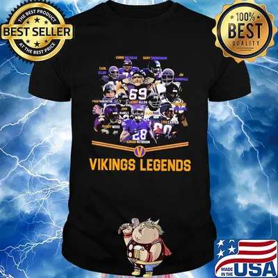 Minnesota vikings football team legends kings players shirt