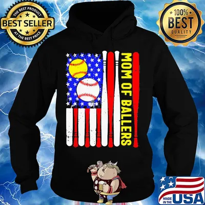 Mom of ballers American flag veteran Independence Day s Hoodie
