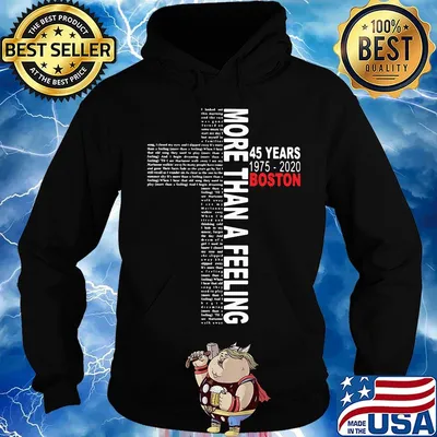 More than a feeling 45 years 1975 2020 boston s Hoodie