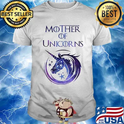 Mother of unicorns stars shirt