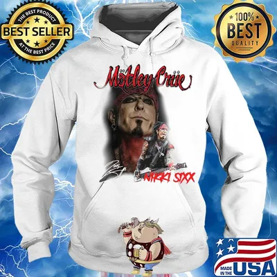 Motley Crue Nikki sixx signature s Hoodie