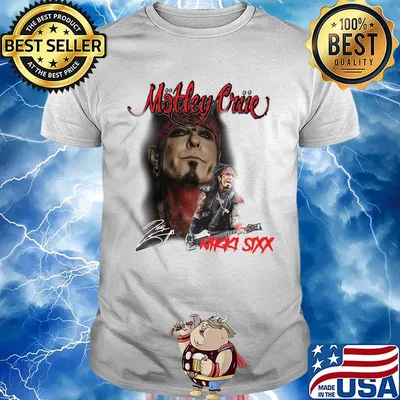 Motley Crue Nikki sixx signature shirt