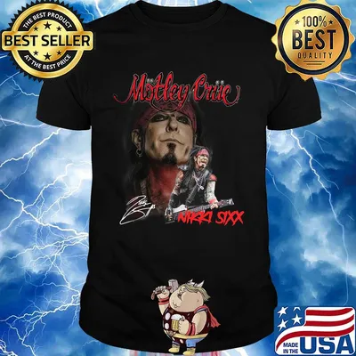 Motley Crue Nikki sixx signature shirt