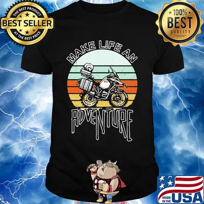 Motocross make life an adventure vintage retro shirt