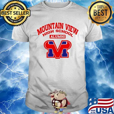 Mountain view high school alumni logo shirt
