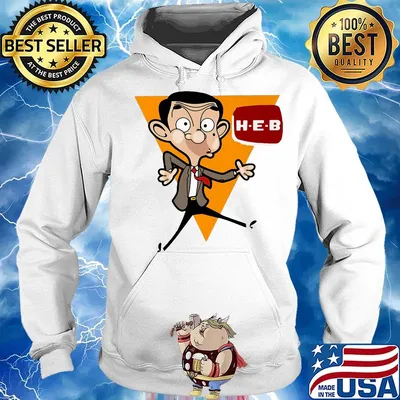 Mr. Bean cartoon heb logo s Hoodie