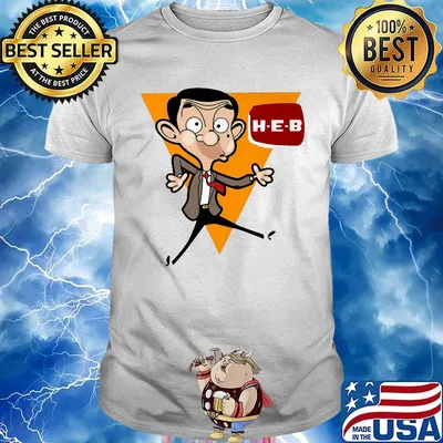 Mr. Bean cartoon heb logo shirt