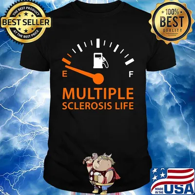 Multiple Sclerosis Life Needle Gas Station Shirt