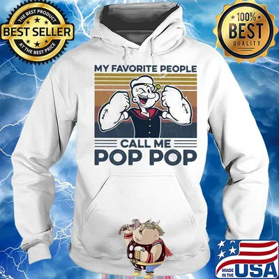 My favorite people call me pop pop vintage s Hoodie
