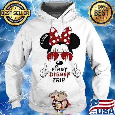 My first disney trip minnie mouse avaitors s Hoodie