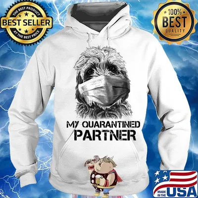 My Quarantine Partner Goldendoodle Shirt Hoodie