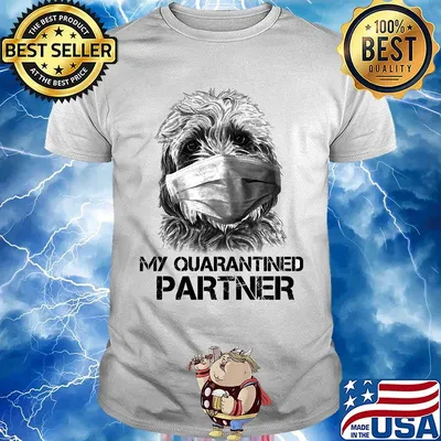 My Quarantine Partner Goldendoodle Shirt