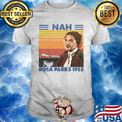 Nah rosa parks 1955 vintage retro shirt