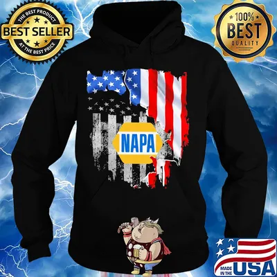 Napa american flag independence day s Hoodie
