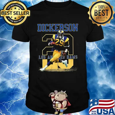 Ness eric dickerson 29 los angeles rams shirt