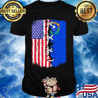 Nevada and American flag independence day shirt