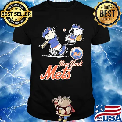 New york mets charlie brown and snoopy players baseball shirt