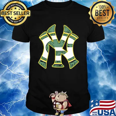 New york yankees and green bay packers shirt