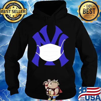 New york yankees baseball mask covid-19 s Hoodie