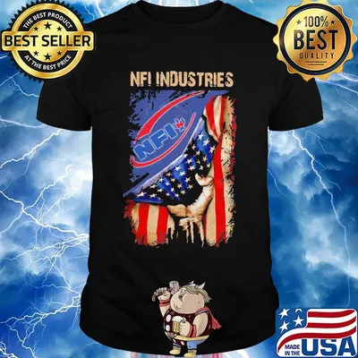 Nfi industries american flag independence day shirt
