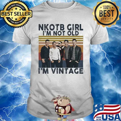 Nkotb girl i'm not old i'm vintage retro shirt