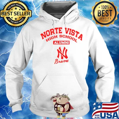 Norte vista high school alumni braves apparel logo s Hoodie
