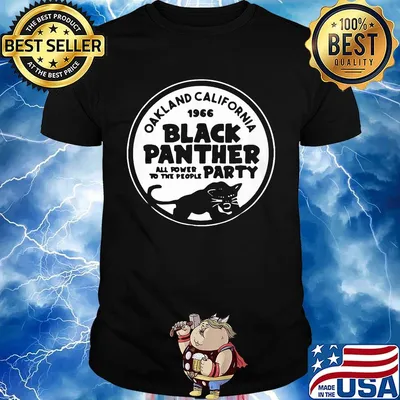 Oakland california 1966 black panther all power to the people party shirt