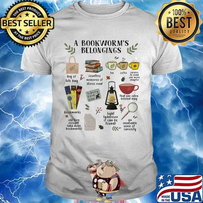 Official A Bookworm's Belongings Shirt