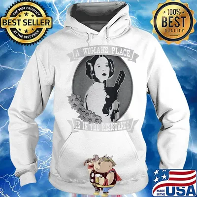Official A womans place is in the resistance s Hoodie