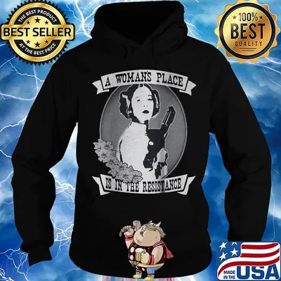 Official A womans place is in the resistance s Hoodie