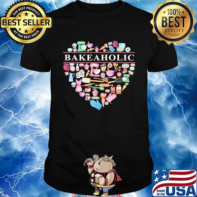 Official Bakeaholic heart shirt