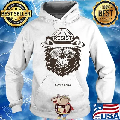 Official Bear Resist Destruction Altnps Org Shirt Hoodie