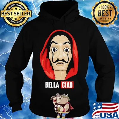 Official bella ciao art s Hoodie