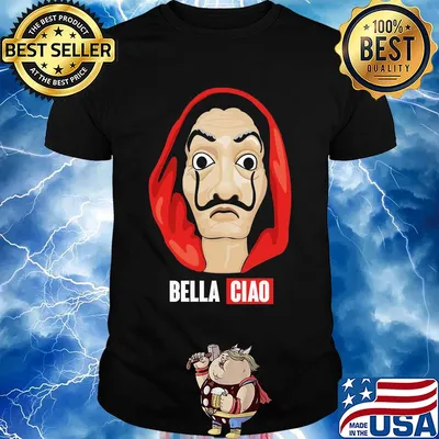Official bella ciao art shirt