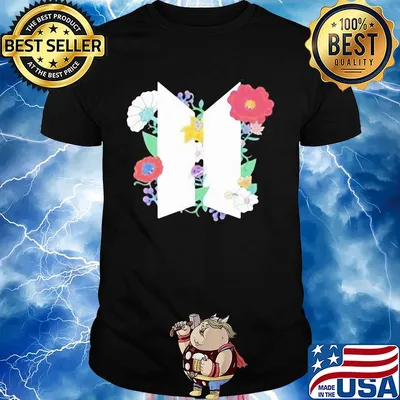Official BTS flower logo Moon Pur shirt