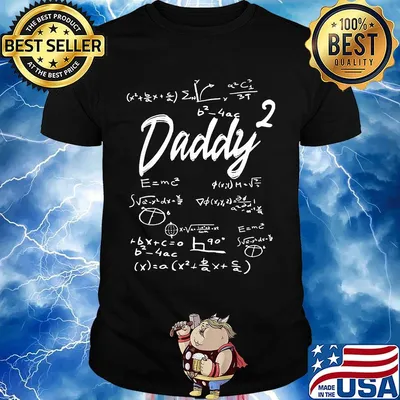 Official Daddy Math Formula Shirt