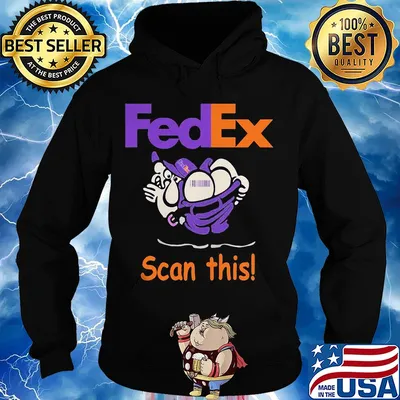 Official fedex scan this s Hoodie