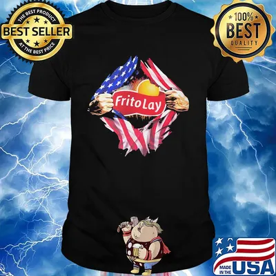 Official Frito Lay American flag independence day shirt
