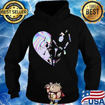 Official Hair stylist heart s Hoodie