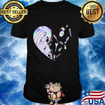 Official Hair stylist heart shirt