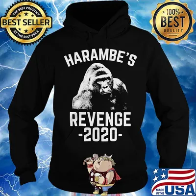 Official Harambe's Revenge 2020 Shirt Hoodie