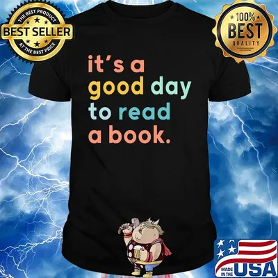 Official It's A Good Day To Read A Book Shirt