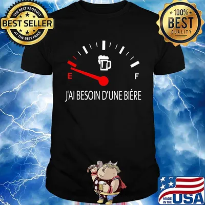 Official J'ai besoin d'une biere shirt