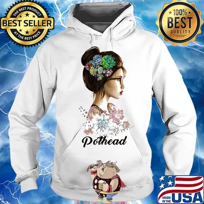 Official pothead girl flower s Hoodie