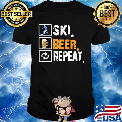 Official Ski beer repear shirt