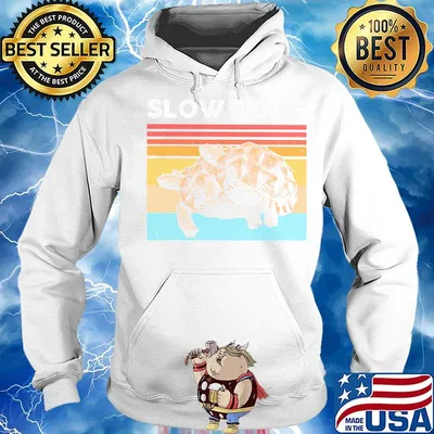 Official Slow Poke Turtle Shirt Hoodie