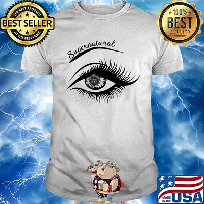 Official supernatural eye girl shirt
