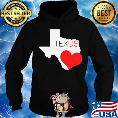 Official Texas heart map s Hoodie