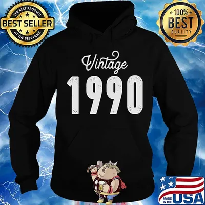 Official Vintage 1990 s Hoodie