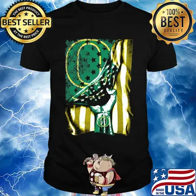 Oregon ducks american flag independence day shirt